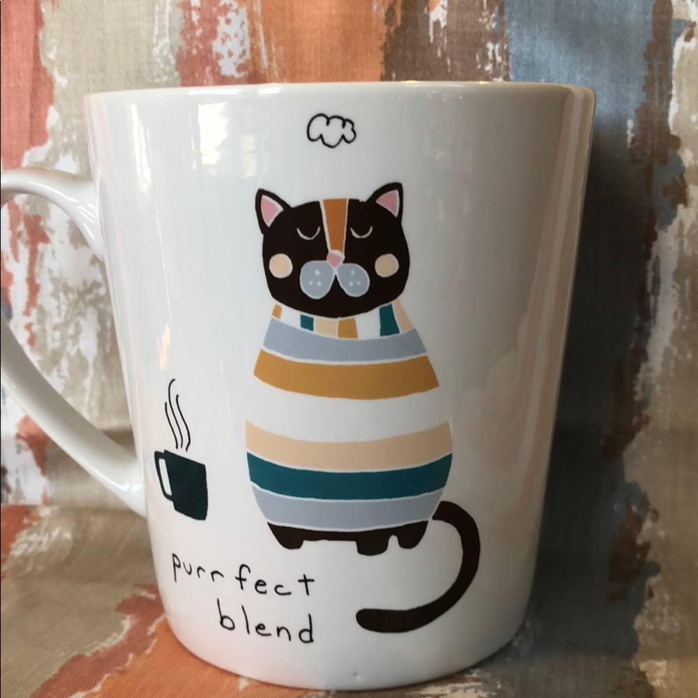 Purrfect Blend Cat Mug - Multicolor